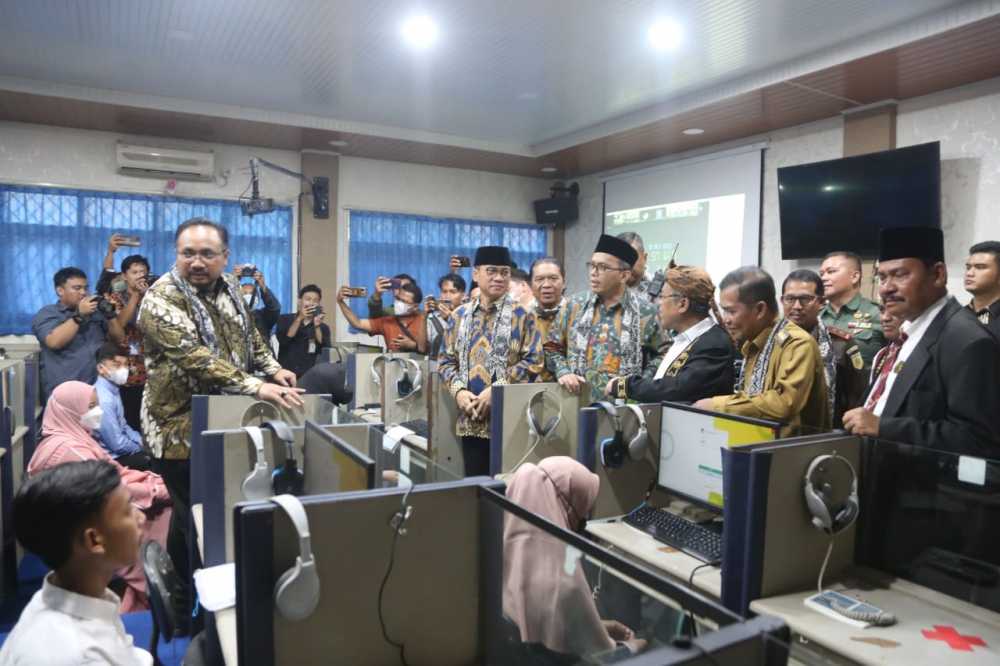 Menag Ri Yaqut Cholil Qoumas Monitoring Um Ptkin Di Uin Smh Banten